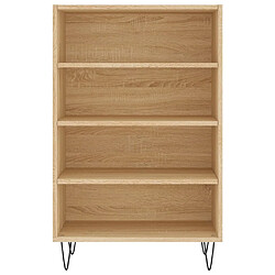 Avis vidaXL Buffet haut chêne sonoma 57x35x90 cm bois d'ingénierie