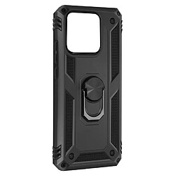 Avizar Coque pour Xiaomi 13 Pro Antichoc Hybride Bague Support Magnétique Noir