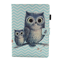 Wewoo Coque pour iPad Pro 10,5 pouces Wave Owl motif horizontal en cuir flip étui de protection avec titulaire et fentes cartes de sommeil