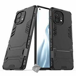 Htdmobiles Coque rigide anti choc pour Xiaomi Mi 11 5G + film ecran - NOIR