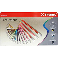 Avis Stabilo CarbOthello Boîte métal de 48 crayons + Taille-crayon