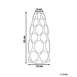 Avis Beliani Vase à fleurs AVILA Céramique 36 cm Blanc