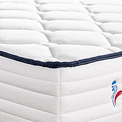 Avis LUXURY LITERIE Matelas Patriote, 27cm, Ressorts Ensachés, mousse haute densité, indépendance du couchage, face été/hiver, 180x200cm