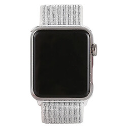 Avis Wewoo Pour Apple Watch séries 3 et 2 et 1 Bracelet de montre en nylon Simple Fashion de 42 mm avec Magic Stick (Argent)