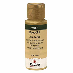 Rayher Peinture acrylique tous usages mat 59 ml - Jaune sable