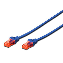 Câble réseau Ewent Im1001 Patch Cable Cat 6 Utp 0,5M Bleu