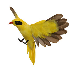 Oiseau artificiel à plumes oiseau jardin Figurine Decor Oriole vol