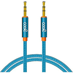 Câble Audio Jack (3,5 mm) Cool Bleu 1 m