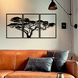 Avis DEKORY Baobab Arbre Africain Decoration Murale Salon en métal - 102x51 cm