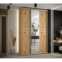 Abiks Meble Armoire Davos 11 À Portes Coulissantes 235,2/150/45 3 Portes