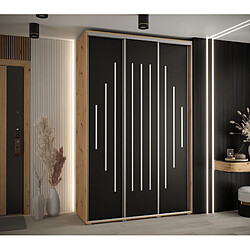 Abiks Meble Armoire Davos 12 À Portes Coulissantes 235,2/160/45 3 Portes