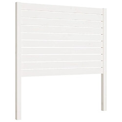 vidaXL Tête de lit Blanc 106x4x100 cm Bois massif de pin