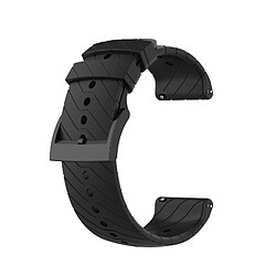 INF Bracelet de montre en silicone pour Suunto 7/9/9 Baro/D5 Black