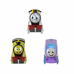 Fisher Price Thomas & Friends Thomas et Ses Amis - Lot de 3 Trains Jouets - Changeurs de Couleur - Moteurs Thomas Percy et Kana moulés sous Pression avec révélation de Couleur dans l'eau Chaude et Froide - HNP82 pas cher