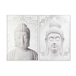 Cadre DKD Home Decor Buda Oriental (82,5 x 4,5 x 122,5 cm) (2 Unités)