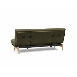 Inside 75 Canapé Lit ASLAK 120 Nordic Cover Soft Spring tissu 316 Cordufine pine green pas cher