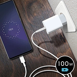 Avis Câble USB type C vers USB type C 100W Charge Synchro 1m Original Samsung Blanc