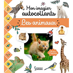 Mon imagier autocollants : Les animaux