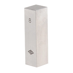 Mesure de jauge de bloc en acier simple Calibre de bloc standard spécial jauge 8 mm pas cher