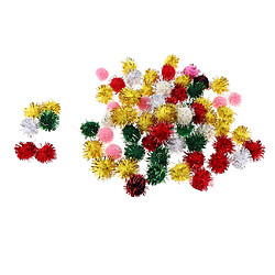 Pom Poms Boules Multicolores pour Enfant