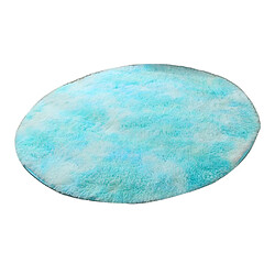 Avis Tapis De Sol Rond Shaggy Tapis De Chambre à Coucher à Côté Du Tapis 100 Cm Bleu Ciel