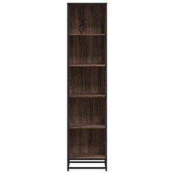 Avis vidaXL Bibliothèque chêne marron 40x35x170,5 cm bois d'ingénierie