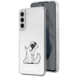 Karl Lagerfeld Coque pour Samsung Galaxy S22 Plus Bords Rehaussés Transparent