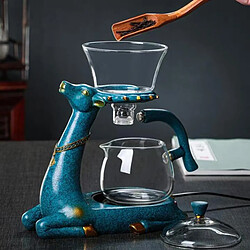 Acheter Théière en verre Goutte À Goutte Pot Infuser Verre résistant à La Chaleur Thé Tasse D'eau Détournement Gouttes de Thé Tasse Théière Café Thé Maker