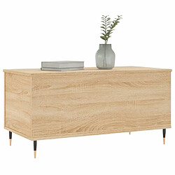 Avis vidaXL Table basse Chêne sonoma 90x44,5x45 cm Bois d'ingénierie