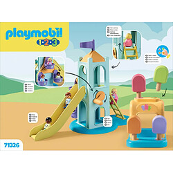 Playmobil® 71326 Aire de jeux avec toboggan géant 1.2.3