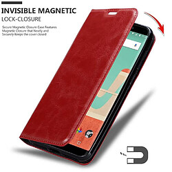 Acheter Cadorabo Coque WIKO VIEW GO Etui en Rouge