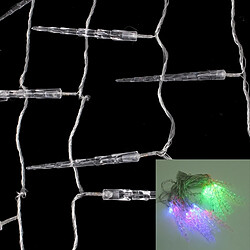 Wewoo Guirlande Transparent Icicle pendentifs multicolores 30-LED 7m décoration guirlandes AC 110V / US Plug