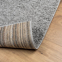 Acheter vidaXL Tapis shaggy PAMPLONA poils longs moderne gris 160x160 cm