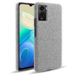 Coque en TPU + PU anti-griffes, gris clair pour votre Vivo Y55s 5G