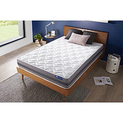 ACTISOM Matelas Ressorts ensachés et mémoire de forme 80x200 cm Maxi épaisseur 5zones de confort pas cher