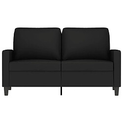 Avis Maison Chic Canapé à 2 places,Sofa de Salon,Canapé droit Noir 120 cm Velours -GKD312416