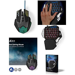 NC Pack GAMER PRO-MK4 SOURIS + CLAVIER Une seule Main Tapis Ergonomique