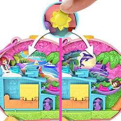 Polly Pocket-Aventure en Mobylette-Coffret 2 mini-figurines et animal HWN98 pas cher