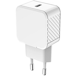 Chargeur maison 20W USB C Power Delivery Blanc Bigben