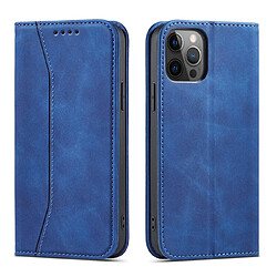 Ozzzo magnet fancy coque pour iphone 12 pro couverture porte-cartes porte-cartes bleu