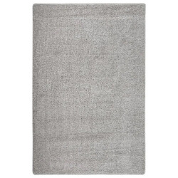 vidaXL Tapis shaggy antidérapant Gris clair 200x290 cm