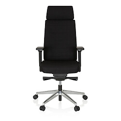 Chaise de bureau / fauteuil de bureau MOVE-TEC 3D tissu noir / noir hjh OFFICE