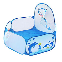 dauphin ball pit playpen jouer tente mer boule piscine jouet avec panier de basket pas cher