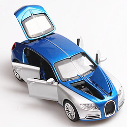 Universal 1: 32 Bugatti Coupe Alliage Modèle Modèle Modèle Simulation Collection Cadeaux pour Enfants | Voiture Jouet Moulée Sous Pression(Bleu)