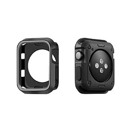 PHONECARE Coque Military Anti-Impact DoubleColor pour Apple Watch Series SE - 40mm - Noir / Gris