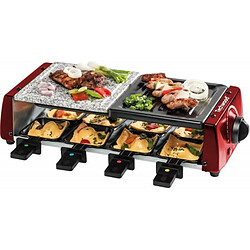 Avis TECHWOOD Appareil Raclette 8 personnes - Noir/Argent