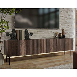 Acheter Bestmobilier Franco - meuble tv - bois - 200 cm