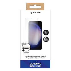 Bigben Protège écran 2.5D en Verre trempé pour Samsung Galaxy S24 + SmartFrame pas cher