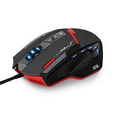 Zelotes C15 Gaming Mouse 7000 DPI 13 boutons programmables RVB LED personnalisable - Noir