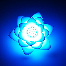 Totalcadeau Mini lampe lotus LED 7 couleurs veilleuse